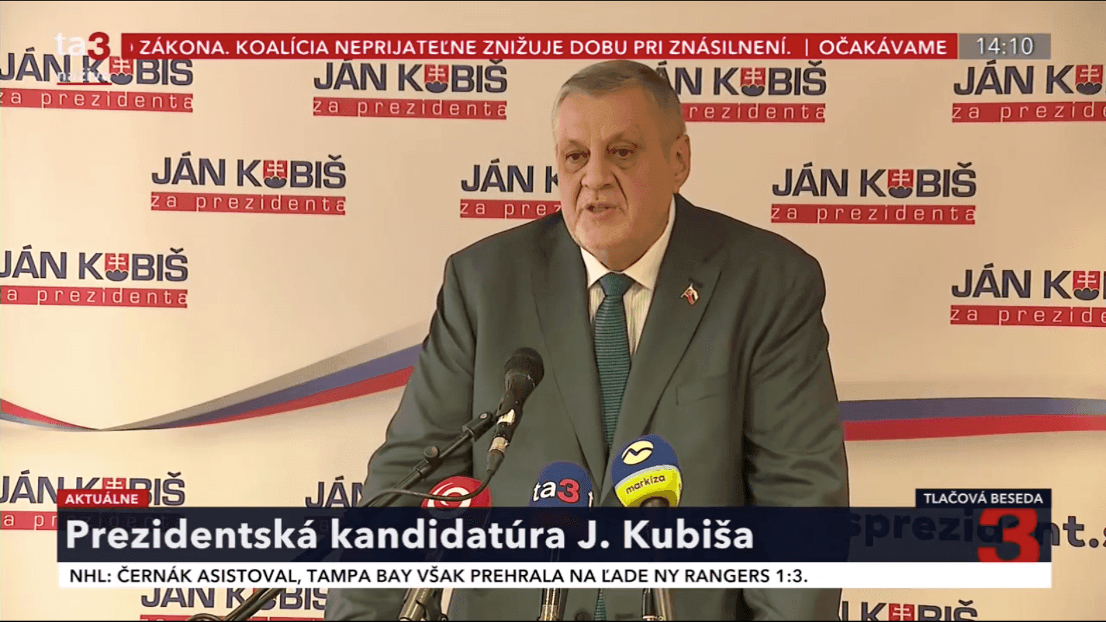 TLAČOVÁ BESEDA O PREZIDENTSKEJ KANDIDATÚRE